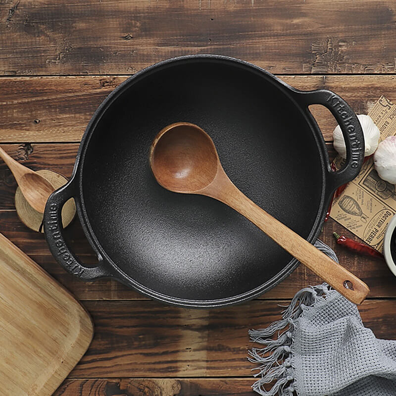 CastePrima Pan – Durable Non-Stick with Wooden Lid