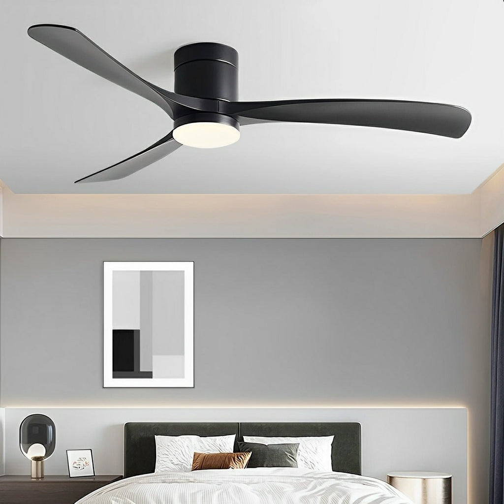 Ceiling Fan | Integrated LED Light | Flat Radial Blades