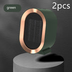 Ceramic Portable Energy Efficient Space Heater with Compact Desktop Design and Heating Element