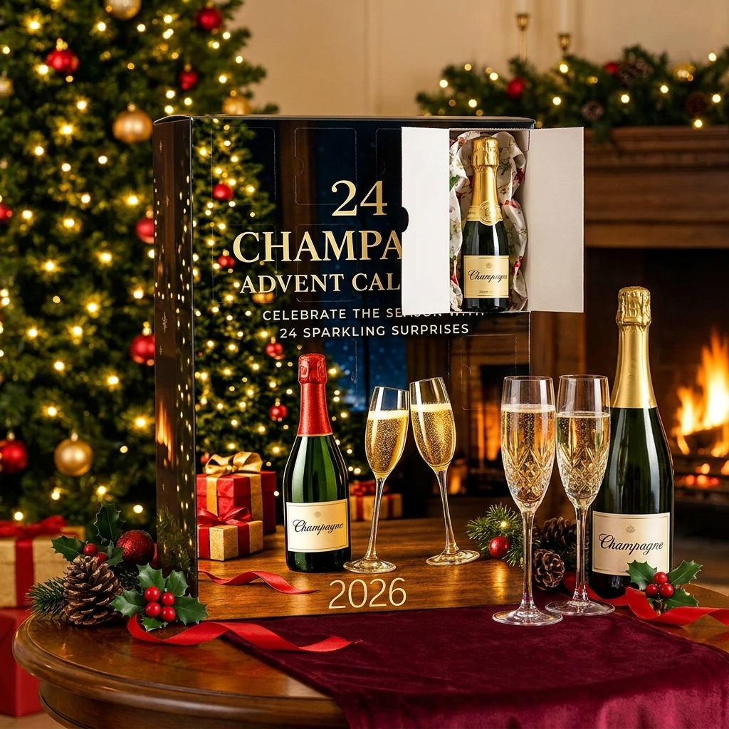 Champagne Countdown Advent Calendar 2026