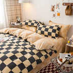 Chateau Checkered Bedding Set – 3-Piece Set