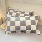 Chateau Checkered Bedding Set – 3-Piece Set