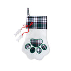 Checked Christmas Socks