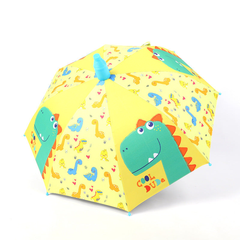 Children's Folding Umbrella with Cheerful Animal Design