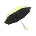 Children's Folding Umbrella with Cheerful Animal Design