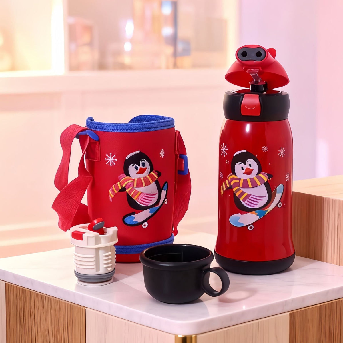Children's Water Bottle with Fun Design