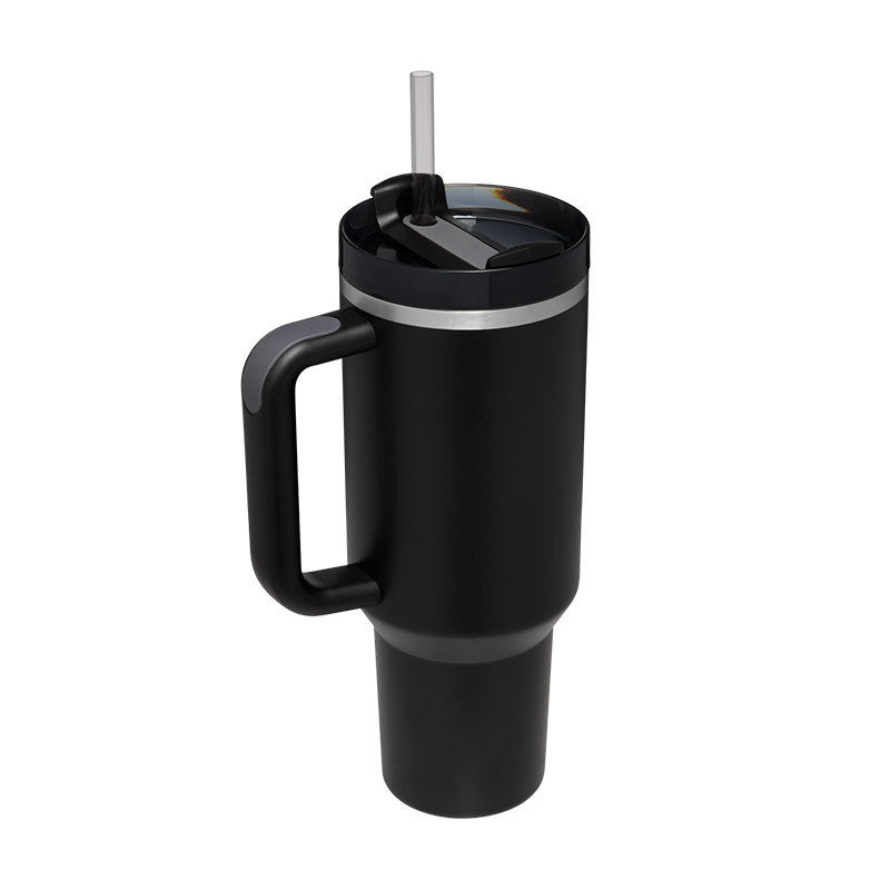 ChillMate Insulated Mug with Handle and Straw – 1200ml