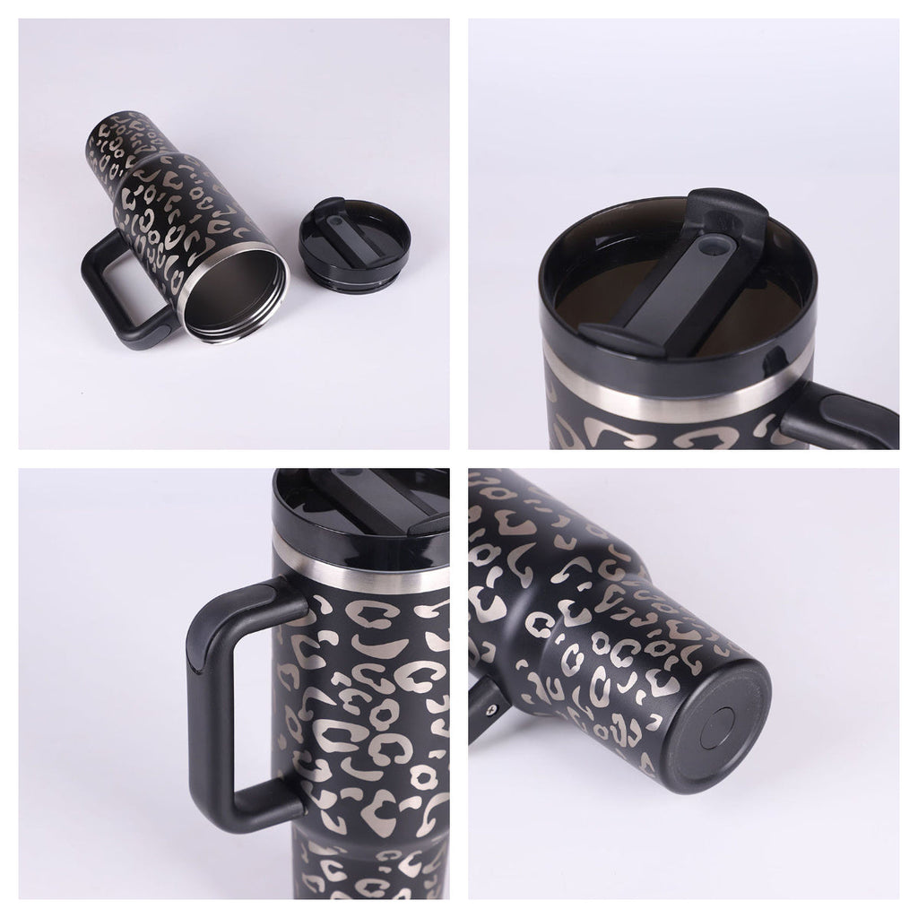 ChillMate Insulated Mug with Handle and Straw – 1200ml