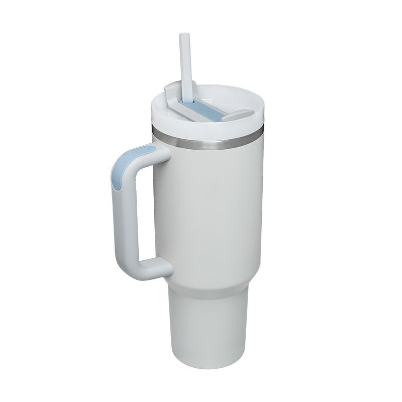 ChillMate Insulated Mug with Handle and Straw – 1200ml