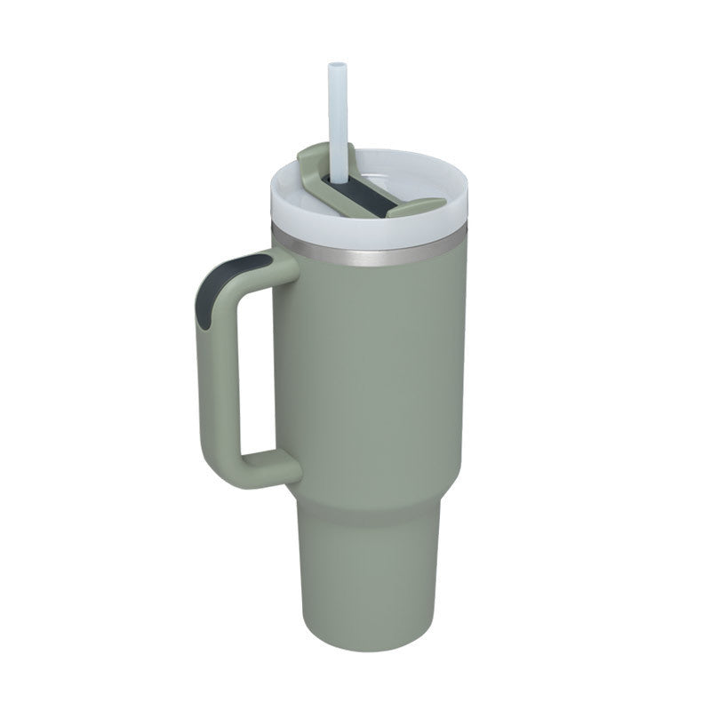 ChillMate Insulated Mug with Handle and Straw – 1200ml