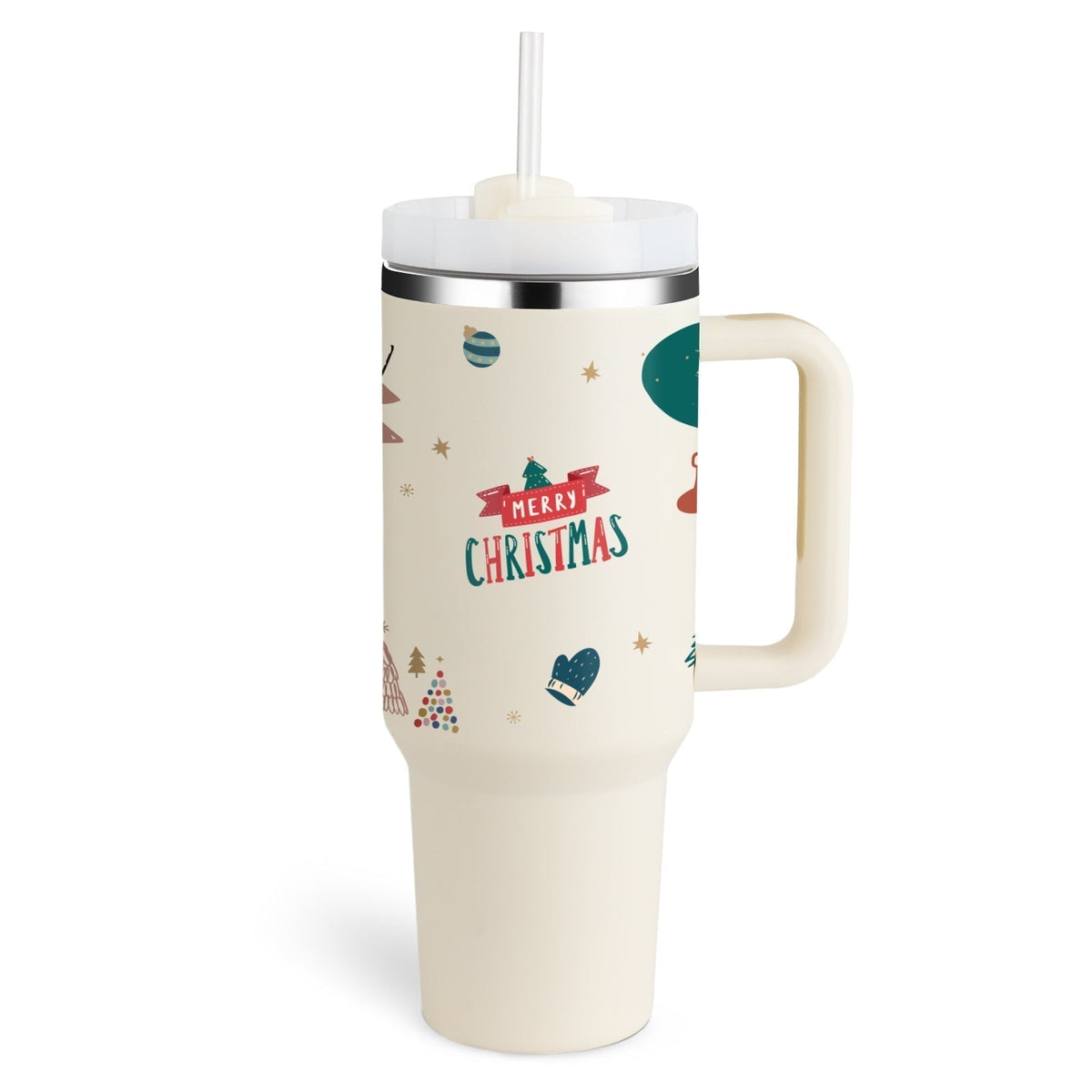 ChillMate Insulated Mug with Handle and Straw – 1200ml