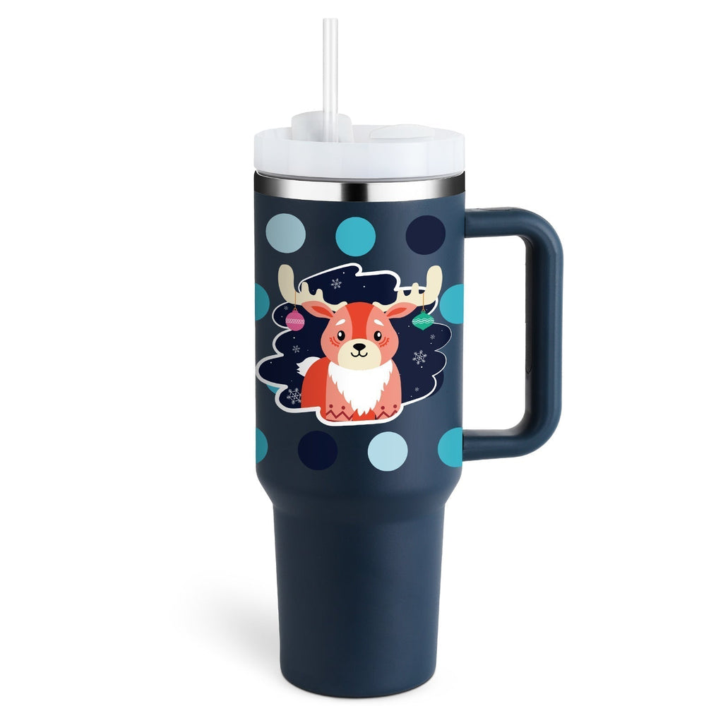 ChillMate Insulated Mug with Handle and Straw – 1200ml