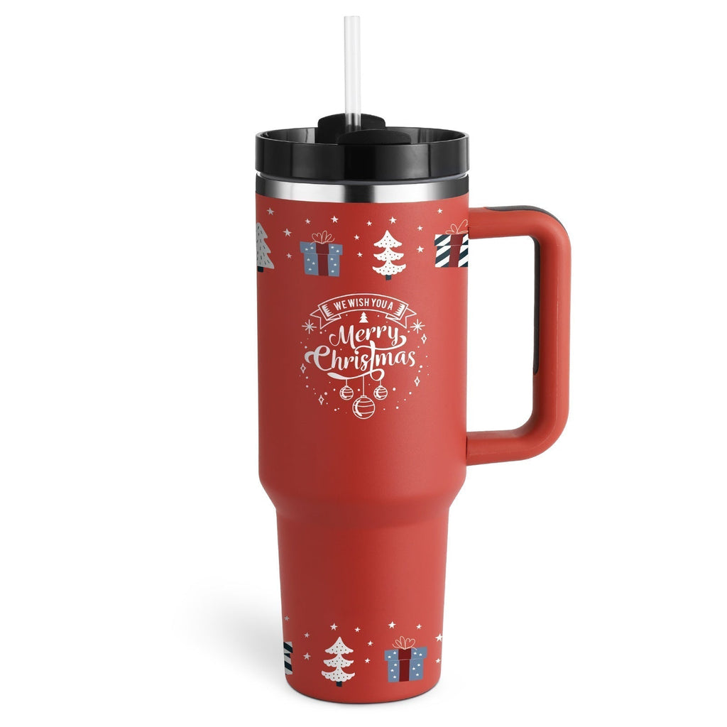 ChillMate Insulated Mug with Handle and Straw – 1200ml