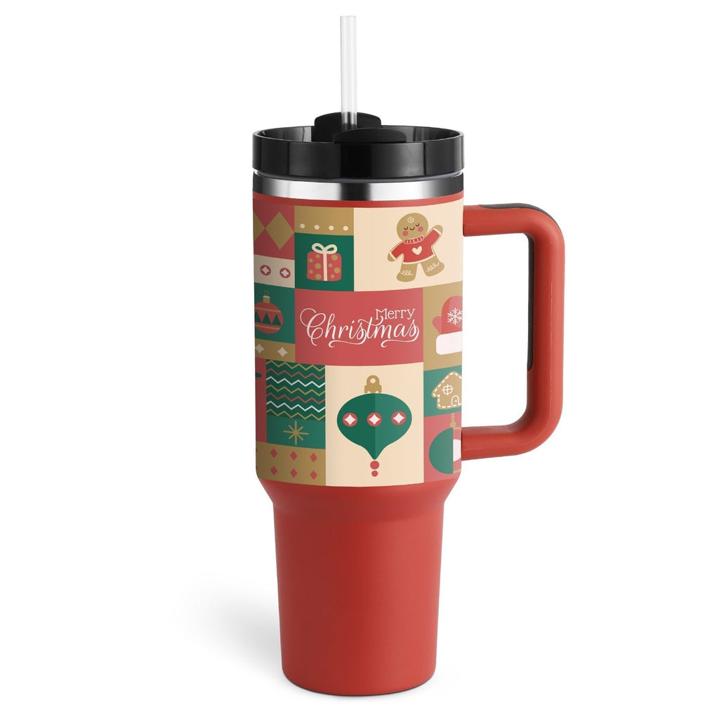 ChillMate Insulated Mug with Handle and Straw – 1200ml