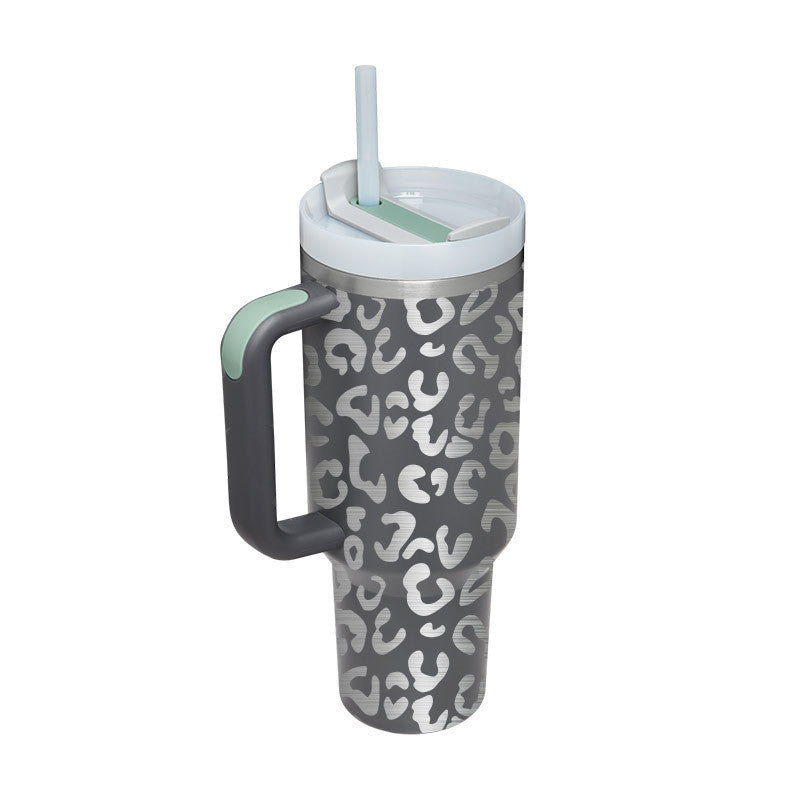 ChillMate Insulated Mug with Handle and Straw – 1200ml