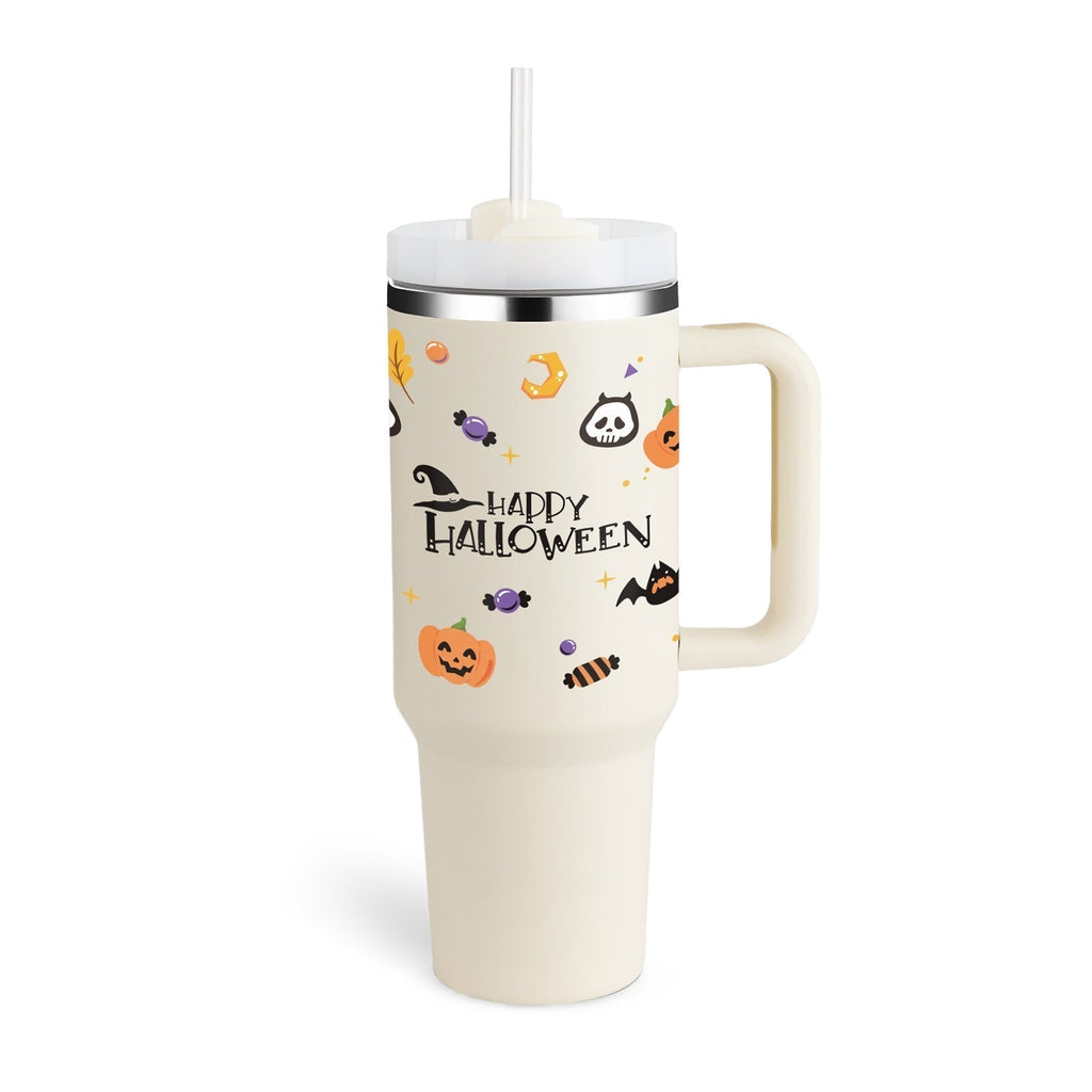 ChillMate Insulated Mug with Handle and Straw – 1200ml