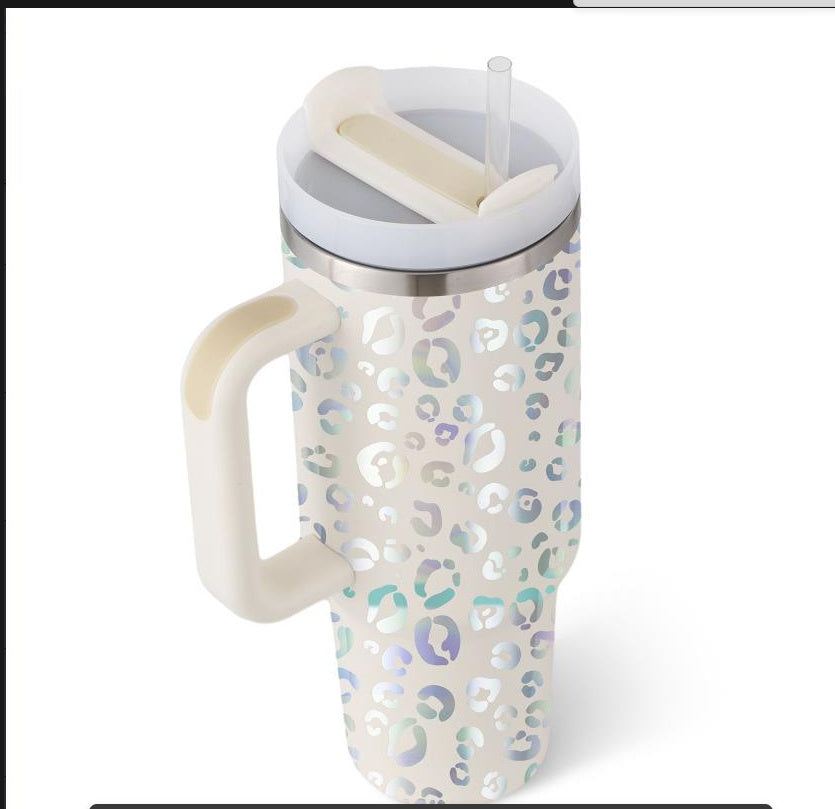 ChillMate Insulated Mug with Handle and Straw – 1200ml