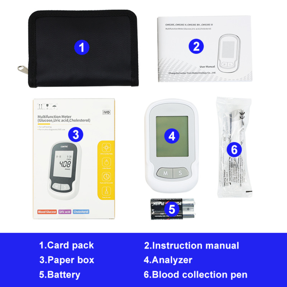Cholesterol Home Test Kit – Portable Blood Monitor