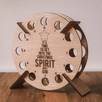 Boneroshop | Christmas Advent Calendar Tree | Wooden Beer & Wine Holder | Reusable Birch Wood