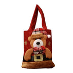 Christmas Gift Bags Set – Adorable Santa Claus, Snowman and Reindeer Designs