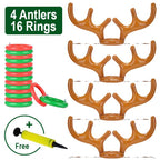 Christmas inflatable reindeer antler ring toss game