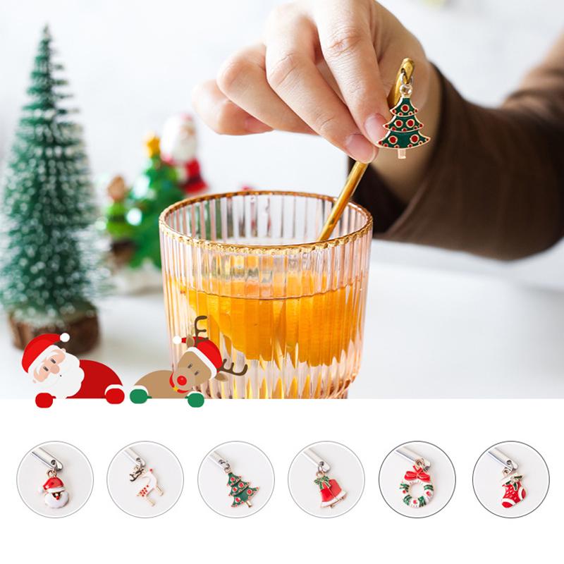 Christmas Metal Spoon & Fork Gift Set – Festive Cutlery for Home