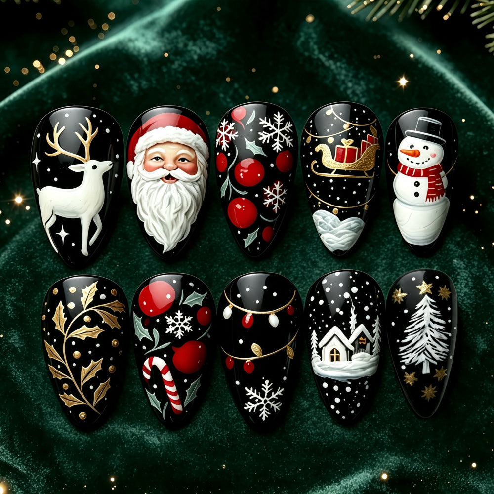 Christmas Press-On Nails