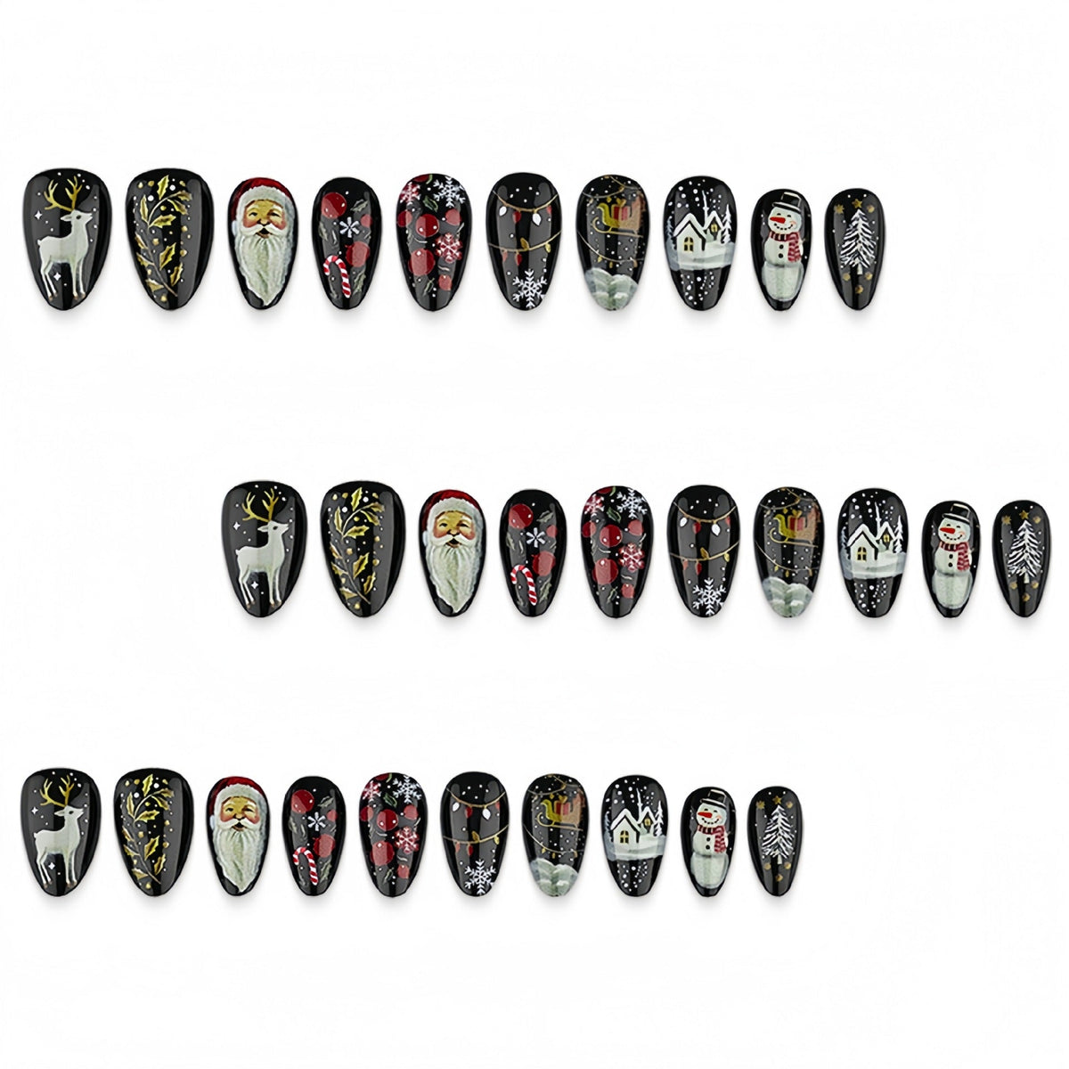 Christmas Press-On Nails