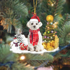 Christmas Puppy Tree Decoration with Lights