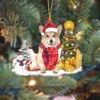 Christmas Puppy Tree Decoration with Lights