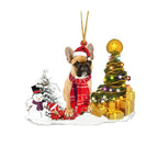 Christmas Puppy Tree Decoration with Lights