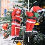 Christmas Santa Claus Climbing Ladder Decoration