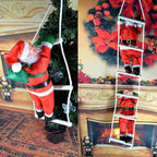 Christmas Santa Claus Climbing Ladder Decoration