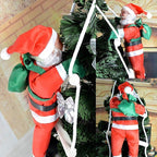 Christmas Santa Claus Climbing Ladder Decoration