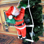 Christmas Santa Claus Climbing Ladder Decoration