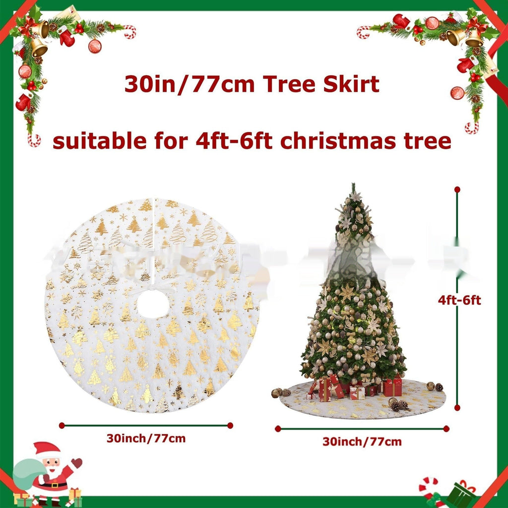Christmas Snowflake Tree Skirt