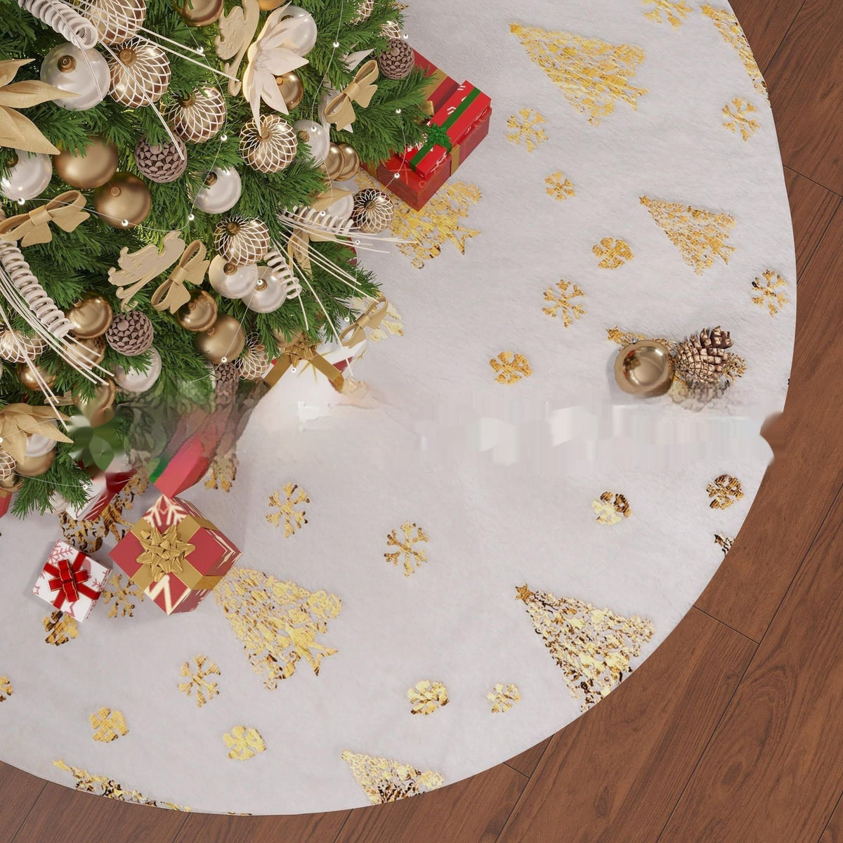 Christmas Snowflake Tree Skirt