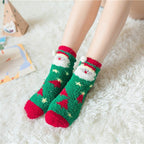 Christmas socks in gift box – plush house & cuddle socks – universal size