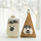 Christmas socks in gift box – plush house & cuddle socks – universal size