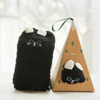 Christmas socks in gift box – plush house & cuddle socks – universal size