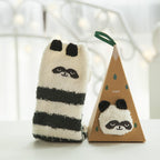 Christmas socks in gift box – plush house & cuddle socks – universal size