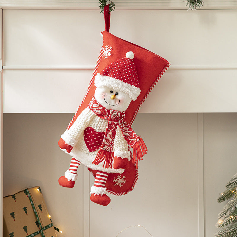 Christmas stocking tree ornament pendant