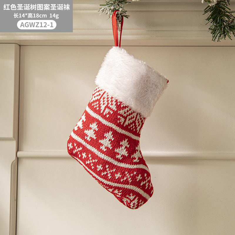 Christmas stocking tree ornament pendant
