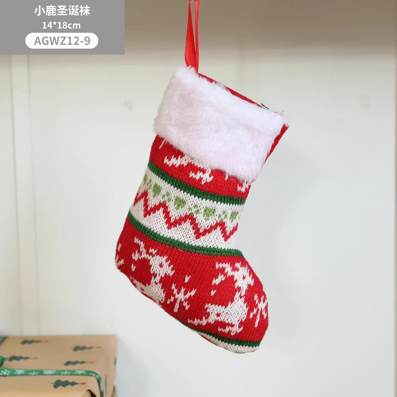 Christmas stocking tree ornament pendant