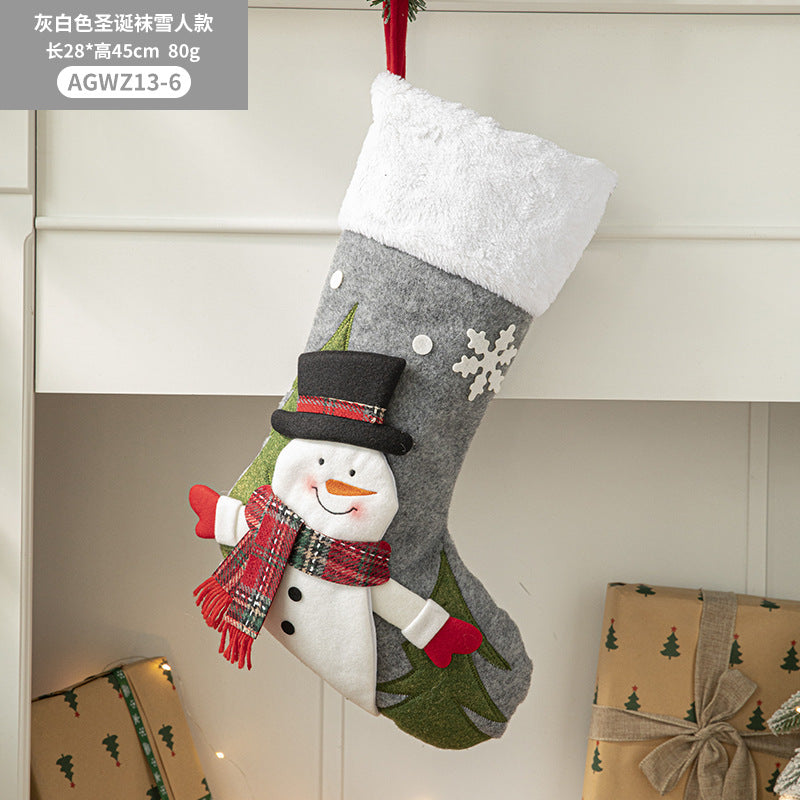 Christmas stocking tree ornament pendant