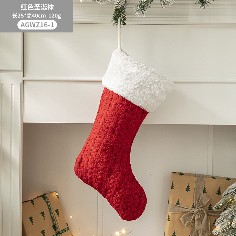 Christmas stocking tree ornament pendant