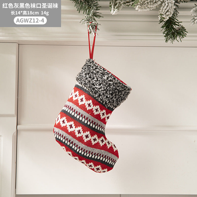 Christmas stocking tree ornament pendant