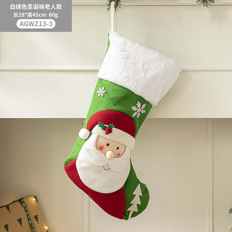 Christmas stocking tree ornament pendant