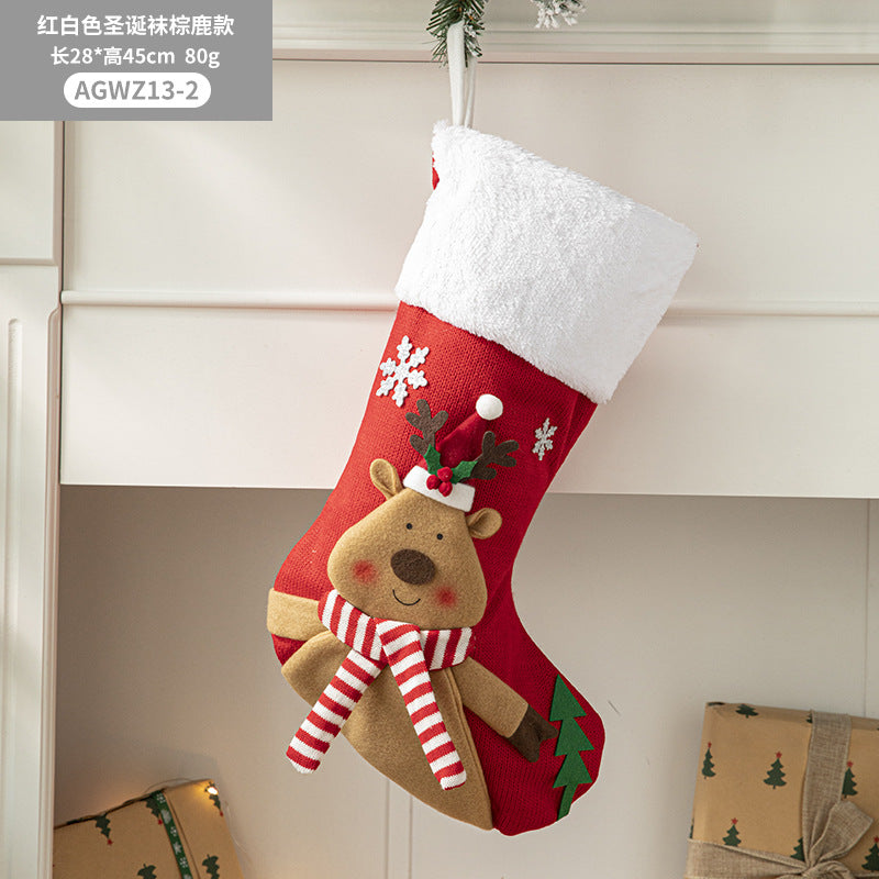 Christmas stocking tree ornament pendant