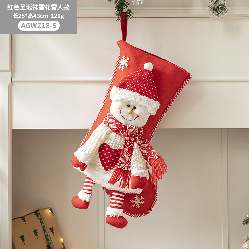 Christmas stocking tree ornament pendant